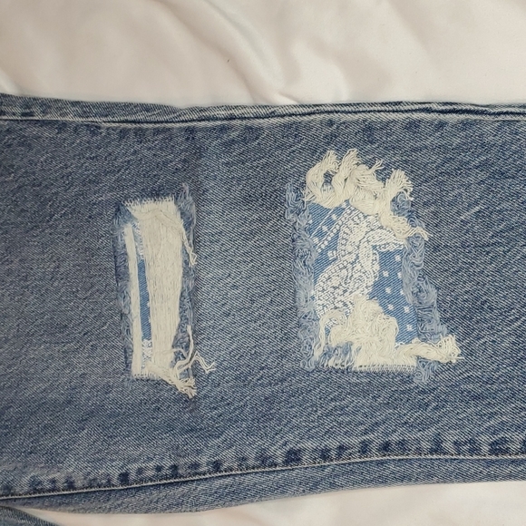 Pacsun bandana patch mom jeans - Picture 7 of 11